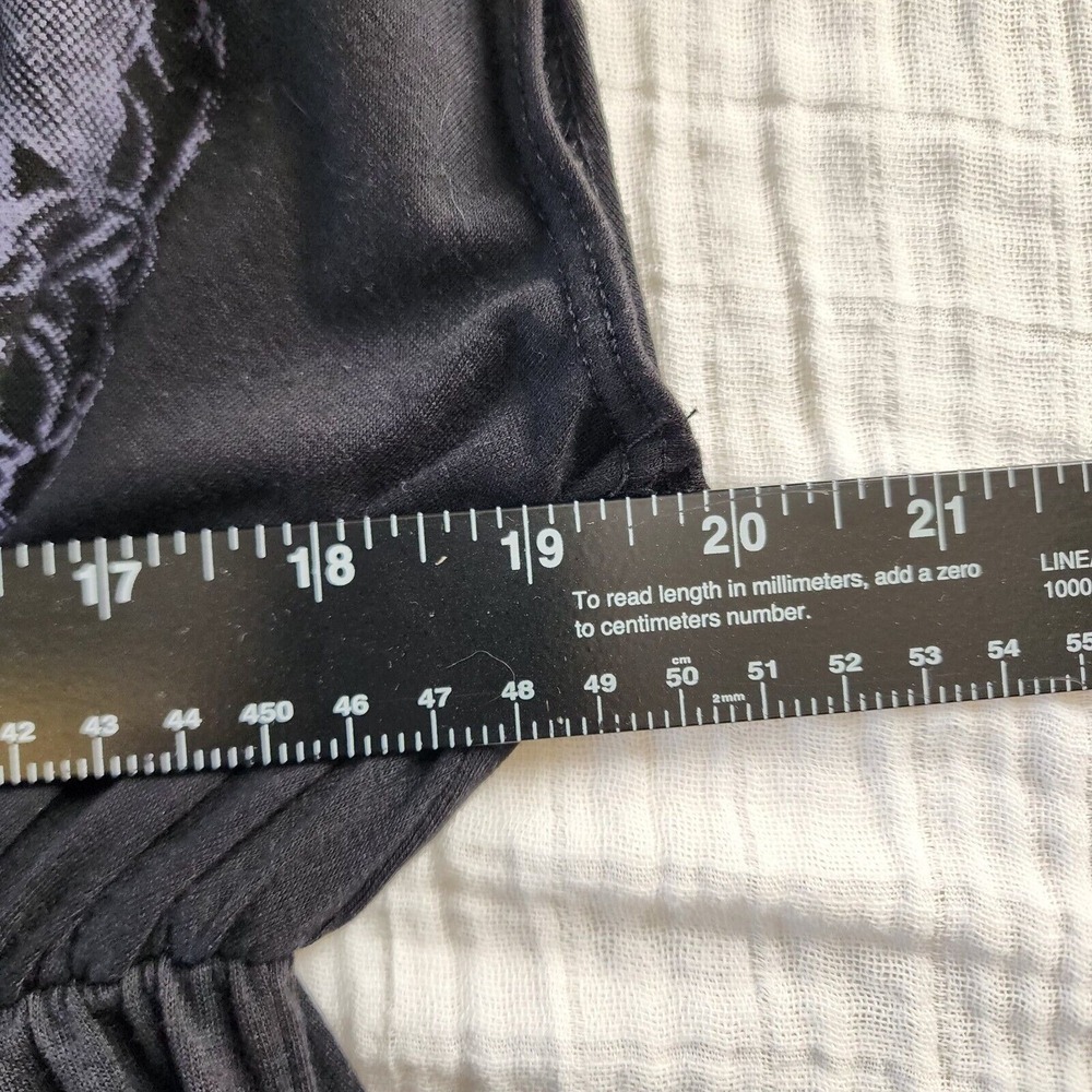 CANDY RAIN Women's V-Neck Black Blouse Top Size 1X —‎ Used, Great Condition! - Picture 9 of 9